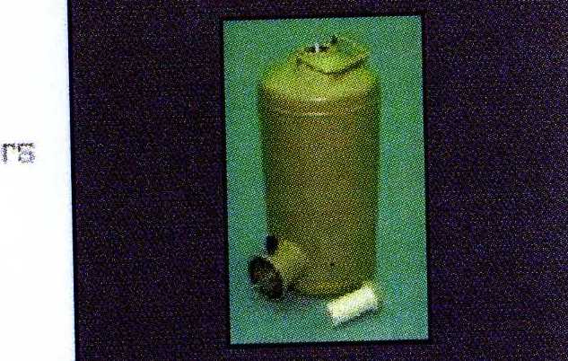 Các loại thùng chứa khí nén hoặc khí hóa lỏng bằng nhôm.
